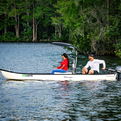 TACO Marine ShadeFin Mini Boat Shade, 60 x 38 in Coverage, UPF 50+, 36-52 in Adjustable Height