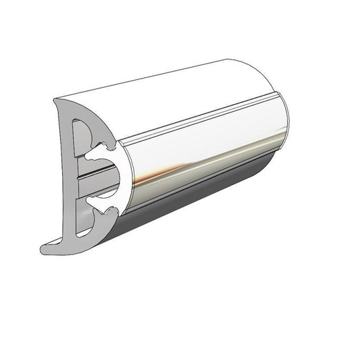 TACO Marine Flexible Vinyl Rub Rail Insert, 3/4 in x 1/2 in