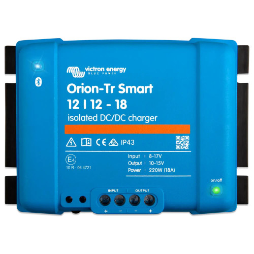 Victron Energy Orion-Tr Smart Isolated DC-DC Charger, Built-in Bluetooth, Adaptive 3-Stage Charging, Remote On/Off - Apollo Lighting