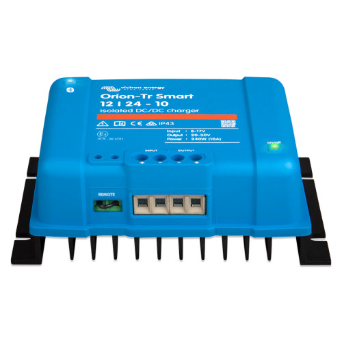 Victron Energy Orion-Tr Smart Isolated DC-DC Charger, Built-in Bluetooth, Adaptive 3-Stage Charging, Remote On/Off - Apollo Lighting