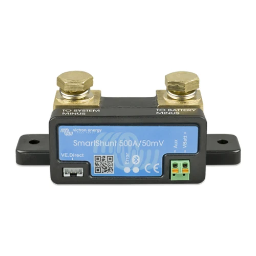 Victron Energy SmartShunt IP21 Battery Monitor, Bluetooth, VE.Direct, 6.5-70VDC