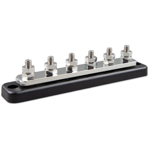 Victron Energy Busbar with Cover, 250A, 70VDC, 5/16 in Terminals - Apollo Lighting