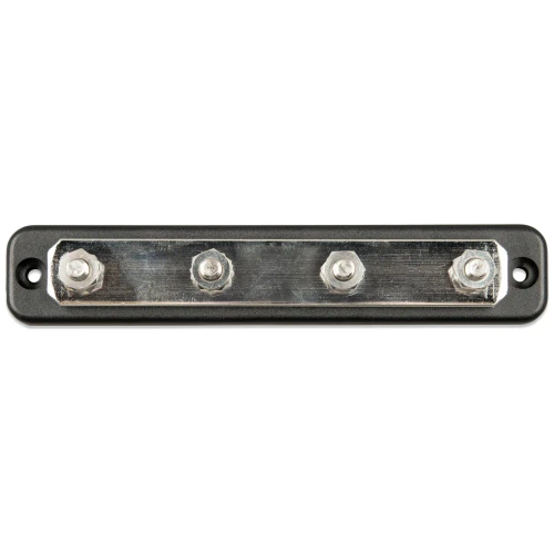 Victron Energy Busbar with Cover, 250A, 70VDC, 5/16 in Terminals