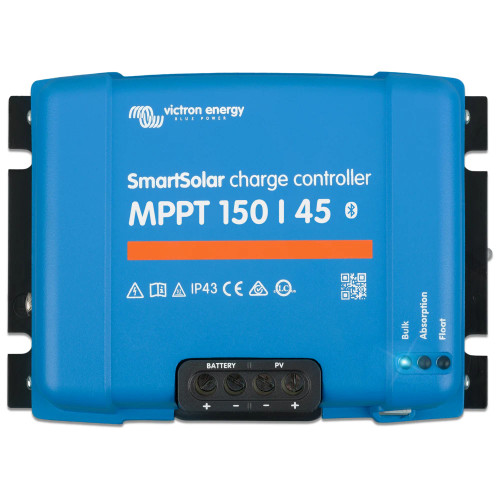 Victron Energy SmartSolar MPPT Solar Charge Controller, 150V, 12/24/48V, Built-In Bluetooth - Apollo Lighting