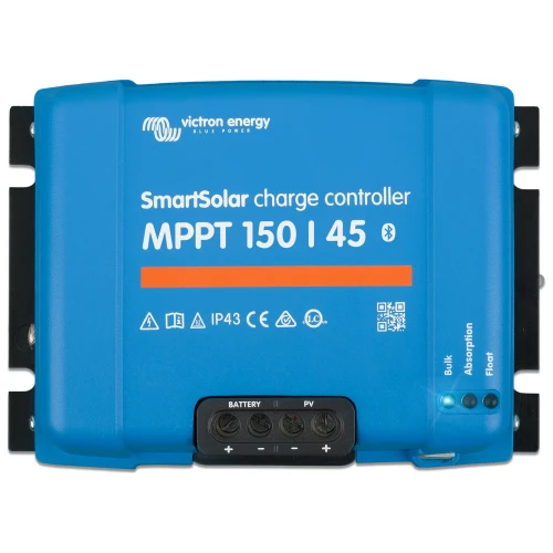 Victron Energy SmartSolar MPPT Solar Charge Controller, 150V, 12/24/48V, Built-In Bluetooth
