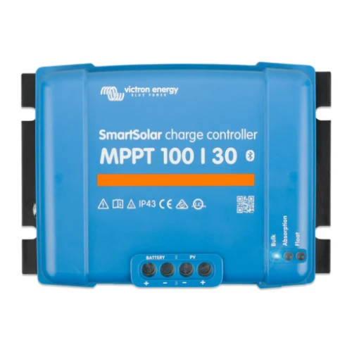 Victron Energy SmartSolar MPPT Charge Controller, 12/24V, 100V PV Input, VE.Direct, Bluetooth