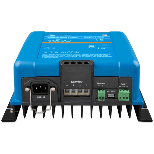 Victron Energy Phoenix Smart IP43 Battery Charger, 3 Outputs, 120-240V, Bluetooth
