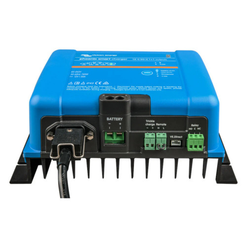 Victron Energy Phoenix Smart IP43 Battery Charger, 1+1 Output, 120-240V AC, Bluetooth - Apollo Lighting