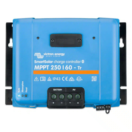 Victron Energy SmartSolar MPPT Solar Charge Controller, 250V, 12/24/48V, Bluetooth, VE.Direct, Screw Terminals - Apollo Lighting