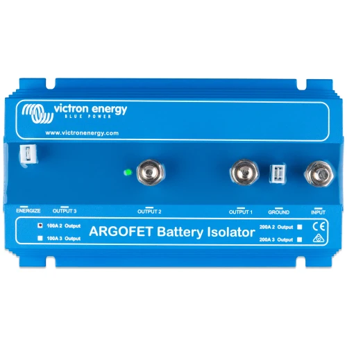 Victron Energy Argofet Battery Isolators, Alternator Energize Input, 12/24V Auto Ranging