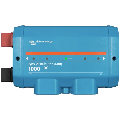 Victron Energy Lynx Distributor DC Busbar, 1000A, 9-60VDC, 4 Fused Connections, LED Fuse Monitoring