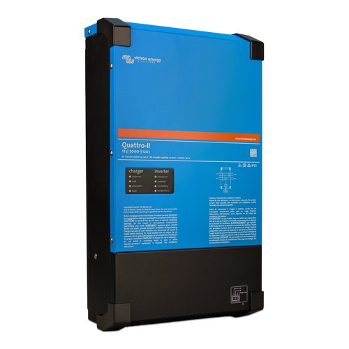 Victron Energy Quattro-II 2x120V Inverter/Charger, 3000VA