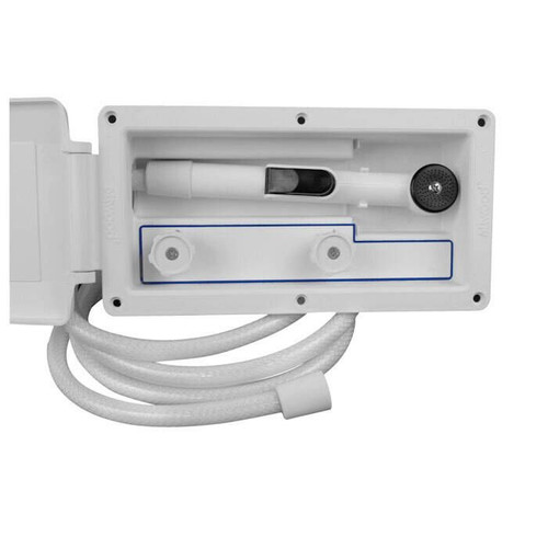 Attwood Marine Aft-Deck Shower System, Flush Mount, 6 ft Hose
