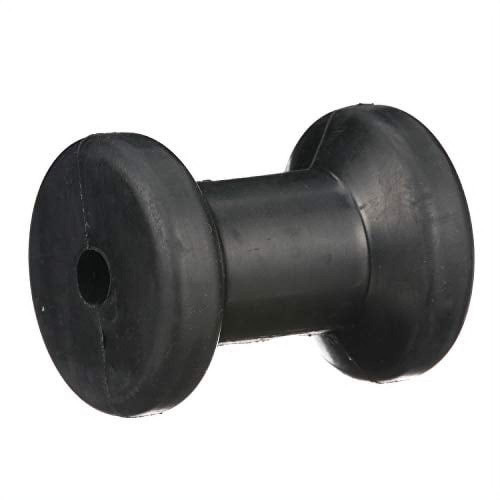 Attwood Marine Light-Duty Rubber Spool/Keel Roller, 5/8 in Shaft, 3 in OD, Nylon Inserts - Apollo Lighting