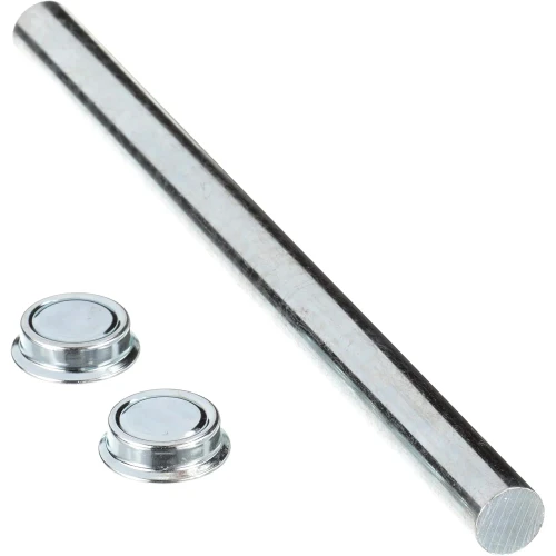 Attwood Marine Roller Shaft Set, 5/8 in, Zinc-Plated Steel, Pal Nuts