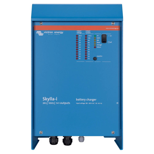 Victron Energy Skylla-i 24V Battery Charger, 230VAC, 1+1 Output, NMEA 2000 - Apollo Lighting