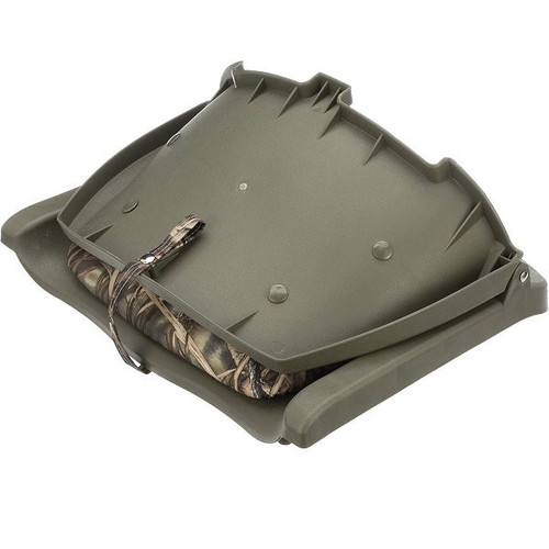 Attwood Marine Swivl-Eze Padded Flip Boat Seat, 20 x 17 x 12 in, ABYC B