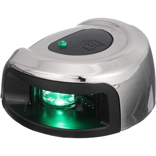 Attwood Marine LightArmor LED Navigation Sidelights, 2NM, IP67, Stainless Steel, Deck Mount