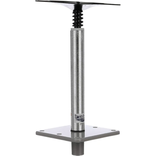 Attwood Marine Lock'N-Pin 3/4 in Pedestal Kit, 11 in Post, 7 x 7 in Base Plate