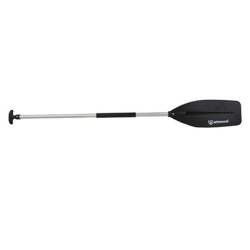 Attwood Marine Aluminum Canoe Paddle, Black Blade, Ergonomic Grip - Apollo Lighting