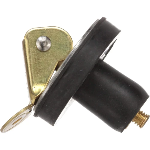 Attwood Marine Livewell/Bailer Drain Plug, Snap-Handle, Cam-Action Neoprene, Brass Snaps and Plates