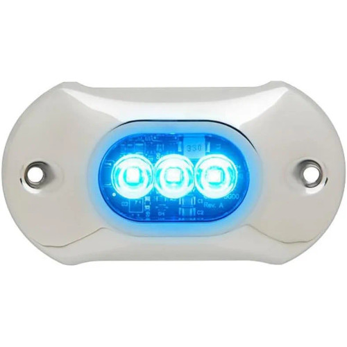 Attwood Marine LightArmor HPX LED Underwater Light, Blue Light, 12V/24V, Surface Mount - Apollo Lighting
