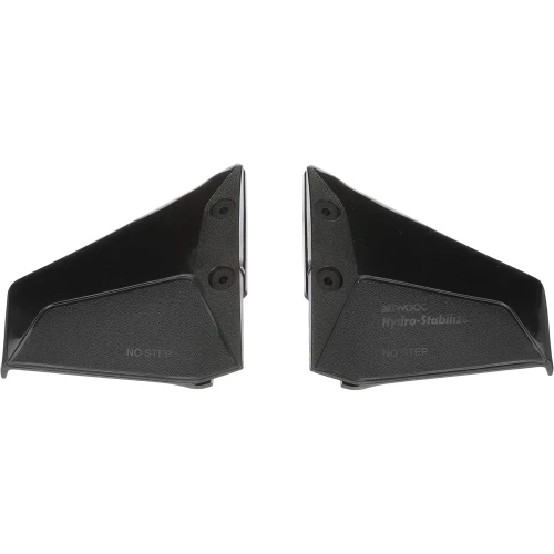 Attwood Marine Hydro-Stabilizer Hydrofoil Kit, Black Plastic, Stainless Steel Hardware