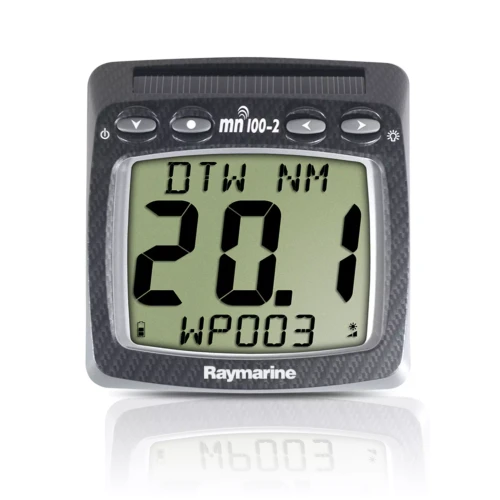 Raymarine T110 Wireless Multi Digital Display, Solar Powered, 300 Hours Autonomy, 38mm Readout, 10m Submersible