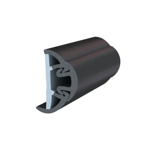 TACO Marine SuproFlex Semi-Rigid Vinyl Rub Rail Kit, 1-5/8 in x 7/8 in x 60 ft, Vinyl Overlay Insert