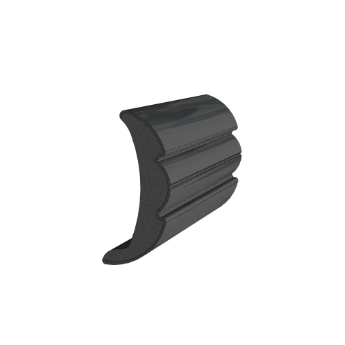 TACO Marine Rigid Vinyl Flex-Core Rub Rail, 2 in x 29/32 in, 60 ft
