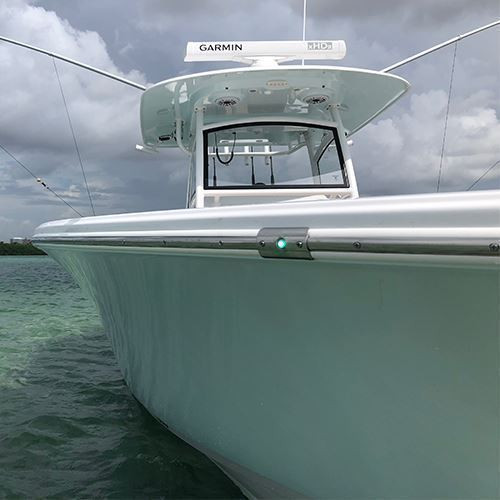 TACO Marine Rub Rail Mounted LED Navigation Light Set, For V21-9659, V21-9904, V21-9959, 3-3/8 in W, 12V