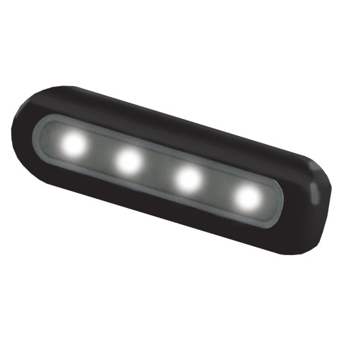 TACO Marine F38-8800 Series 4-LED Flat-Mount Deck Light, 12-24V, IP67, 700 lm, White Light - Apollo Lighting