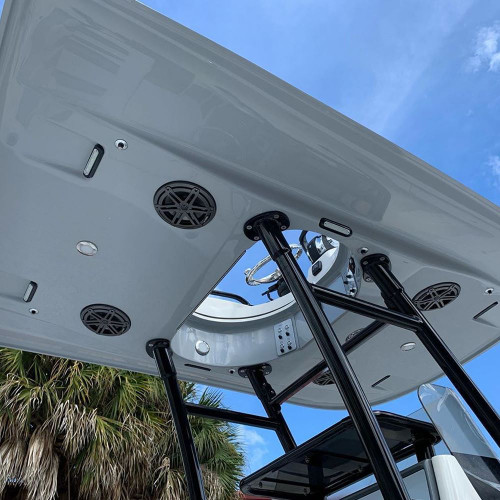TACO Marine F38-8800 Series 4-LED Flat-Mount Deck Light, 12-24V, IP67, 700 lm, White Light
