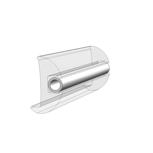 TACO Marine Tube Style Flexible Vinyl Rub Rail Insert, 1/2 in Dia