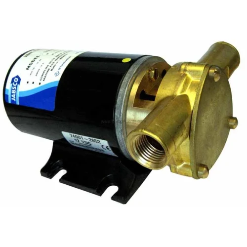 Jabsco 18680 Series Light Duty Diesel Transfer Vane Pump, 6 GPM, Self-Priming 3ft, Bronze Body, Ignition Protected