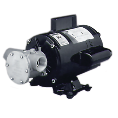 Jabsco 12210-Series Bronze AC Motor Flexible Impeller Pump, 115V, 3.4 GPM, 3/8 in NPT Ports - Apollo Lighting