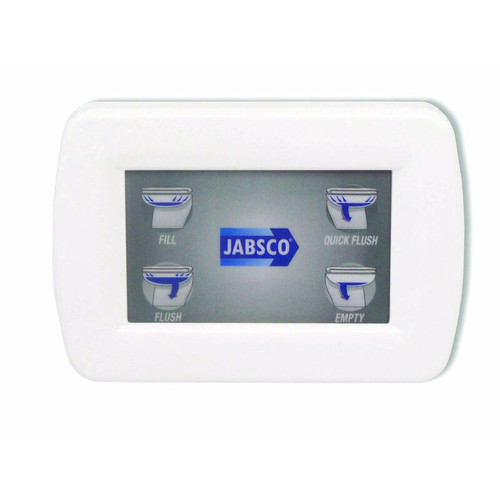 Jabsco 58500-Series Lite Flush Electric Toilet, Raw Water, Macerating Pump, 1.2 L/Flush - Apollo Lighting