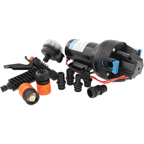 Jabsco HotShot HD5 Heavy Duty Washdown Pump, 12V, 5 GPM, 70 PSI - Apollo Lighting
