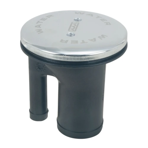 Perko Vented Deck Fill, 1-1/2 in Hose, Straight Neck