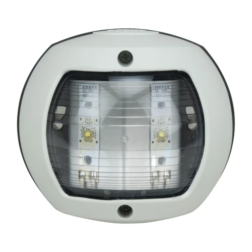 Perko LED White Stern Navigation Light, 2nm, 135° Arc, White Polymer Housing