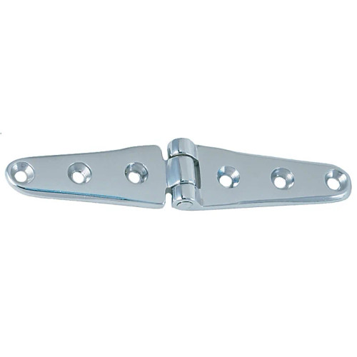 Perko 0120 Strap Hinge, Chrome-Plated Bronze, 2pk - Apollo Lighting