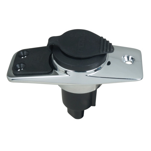 Perko 1060 Plug-In Pole Light Base, For 3/4 in Poles, 5° Rake - Apollo Lighting