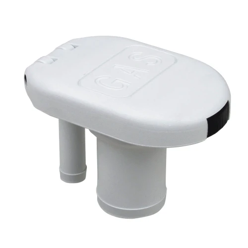 Perko 1319 Polymer Vented Deck Fill, 1-1/2 in Fill Hose, 5/8 in Vent Hose, Straight Neck