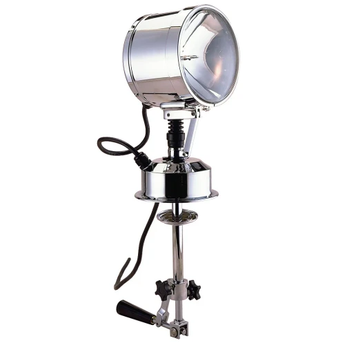 Perko Fig. 0314 Pilot House Control Searchlight, 7 in Head, Chrome Plated Brass