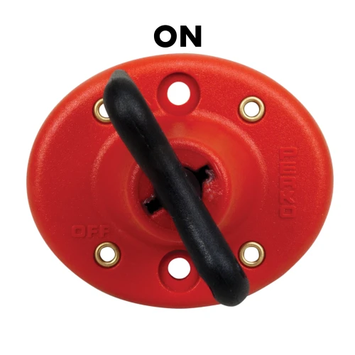 Perko Single Battery Disconnect Switch, 6-32V, 140A Continuous, Ignition Protected