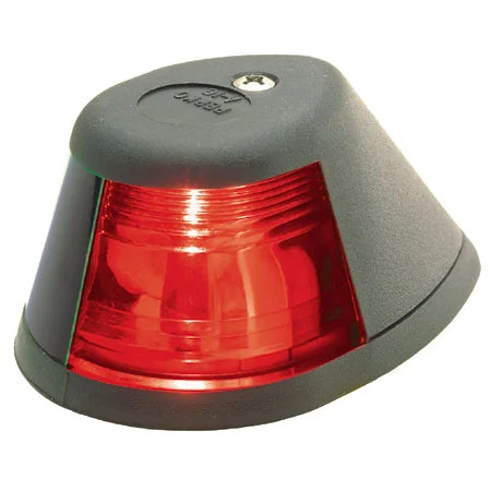 Perko Fig. 0253 Horizontal Mount Side Lights, 12V, USCG 2nm, Red and Green Lenses - Apollo Lighting