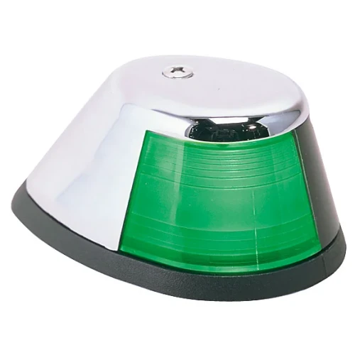 Perko Fig. 0253 Horizontal Mount Side Lights, 12V, USCG 2nm, Red and Green Lenses