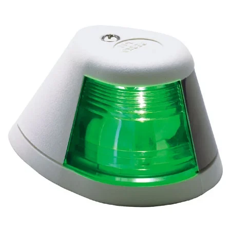 Perko Fig. 0253 Horizontal Mount Side Lights, 12V, USCG 2nm, Red and Green Lenses