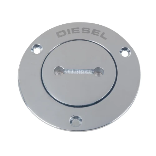 Perko Diesel Pipe Deck Fill, Cast Bronze, Key and O-Ring Included