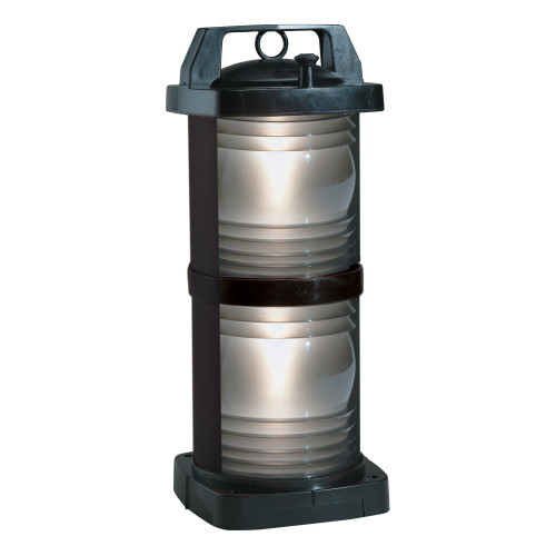 Perko Fig. 1366 Double Lens Navigation Light, Over 20m, 3 NM, 135°, Black Polycarbonate - Apollo Lighting